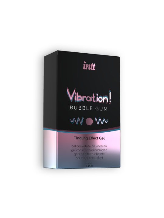 GEL COM VIBRAÇÃO VIBRATION PASTILHA ELÁSTICA INTT 15ML
