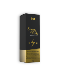GEL DE MASSAGEM COM SABOR A BEBIDA ENERGÉTICA INTT 30ML