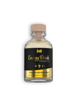 GEL DE MASSAGEM COM SABOR A BEBIDA ENERGÉTICA INTT 30ML
