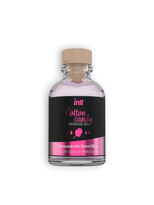 GEL DE MASSAGEM COM SABOR A ALGODÃO DOCE INTT 30ML