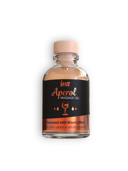 GEL DE MASSAGEM COM SABOR A APEROL INTT 30ML