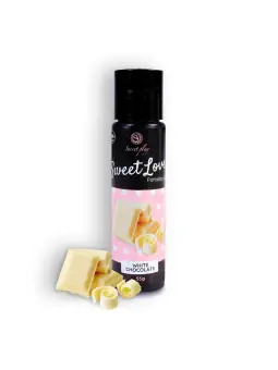GEL LUBRIFICANTE COM SABOR A CHOCOLATE BRANCO SWEET LOVE SECRET PLAY 60ML
