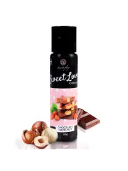 GEL LUBRIFICANTE COM SABOR A CHOCOLATE E AVELÃS SWEET LOVE SECRET PLAY 60ML