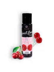 GEL LUBRIFICANTE COM SABOR A CHUPA DE CEREJA SWEET LOVE SECRET PLAY 60ML