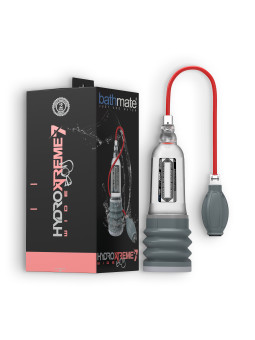 BOMBA PARA O PÉNIS COM ACESSÓRIOS BATHMATE HYDROXTREME 7 WIDE BOY TRANSPARENTE