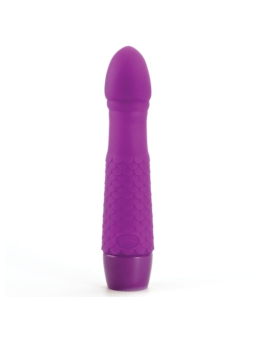 VIBRADOR BRIGIT ROXO EMBALAGEM BRANCA