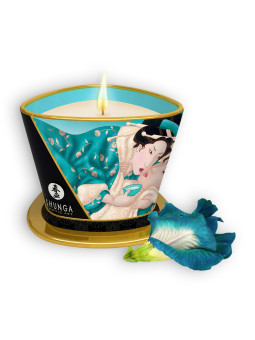 VELA DE MASSAGEM SHUNGA SENSUAL ISLAND BLOSSOM 170ML