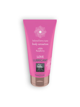 LUBRIFICANTE BEIJÁVEL LOVE BERRY TASTE COM SABOR A FRAMBOESA SHIATSU™ 75ML