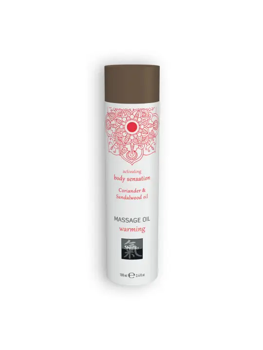 ÓLEO DE MASSAGEM WARMING DE COENTROS E SÂNDALO SHIATSU™ 100ML