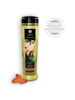 ÓLEO DE MASSAGEM BEIJÁVEL SHUNGA ORGANICA AMÊNDOA DOCE 240ML