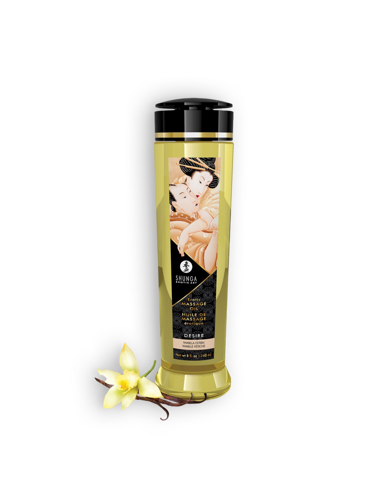 ÓLEO DE MASSAGEM SHUNGA DESIRE BAUNILHA 240ML