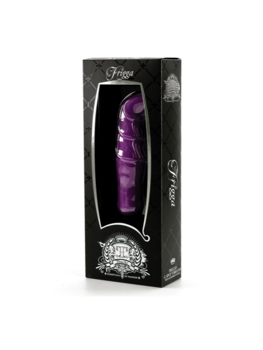 VIBRADOR FRIGGA ROXO EMBALAGEM PRETA