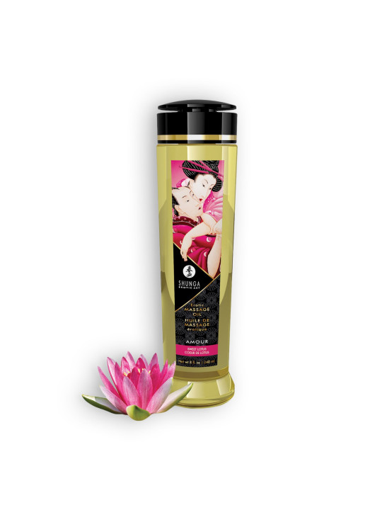 ÓLEO DE MASSAGEM SHUNGA AMOUR DOCE LOTUS 240ML