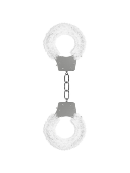 ALGEMAS COM PELUCHE PLEASURE FURRY HANDCUFFS BRANCAS