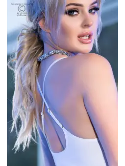 VESTIDO E TANGA CR-4380 BRANCO