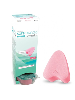 CAIXA COM 10 TAMPÕES SOFT-TAMPONS MINI