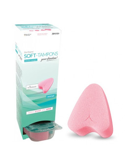 CAIXA COM 10 TAMPÕES SOFT-TAMPONS NORMAL