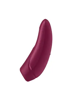ESTIMULADOR CURVY 1+ COM APP SATISFYER VERMELHO ROSADO