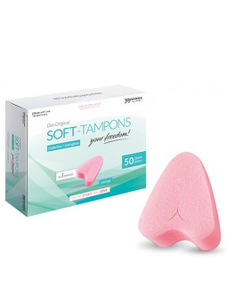 CAIXA COM 50 TAMPÕES SOFT-TAMPONS NORMAL