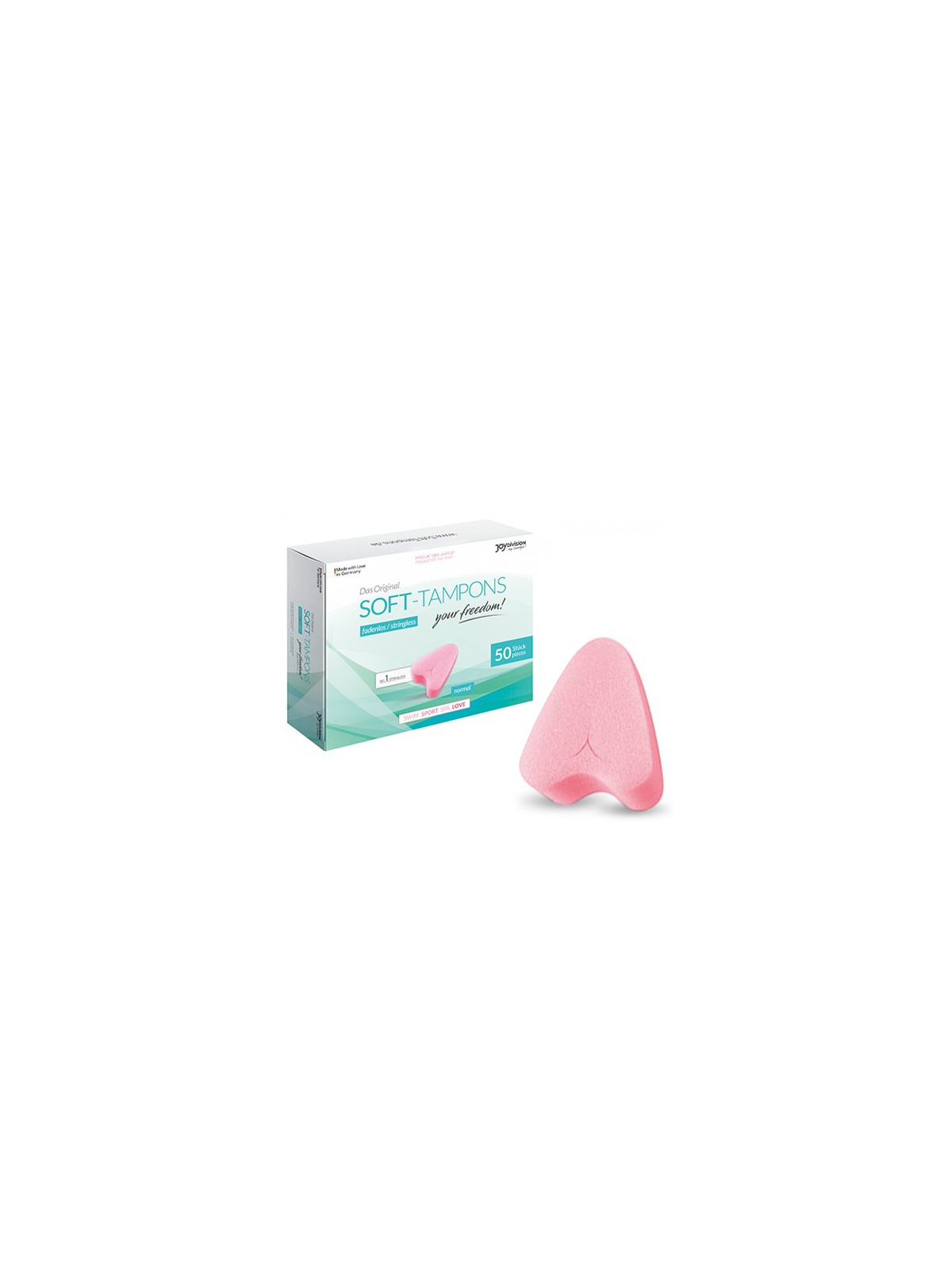 CAIXA COM 50 TAMPÕES SOFT-TAMPONS NORMAL
