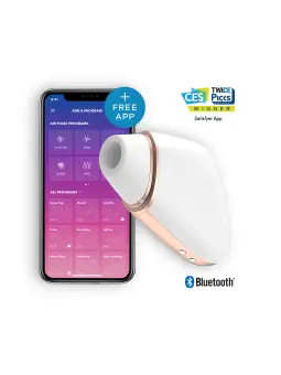 ESTIMULADOR LOVE TRIANGLE COM APP SATISFYER BRANCO