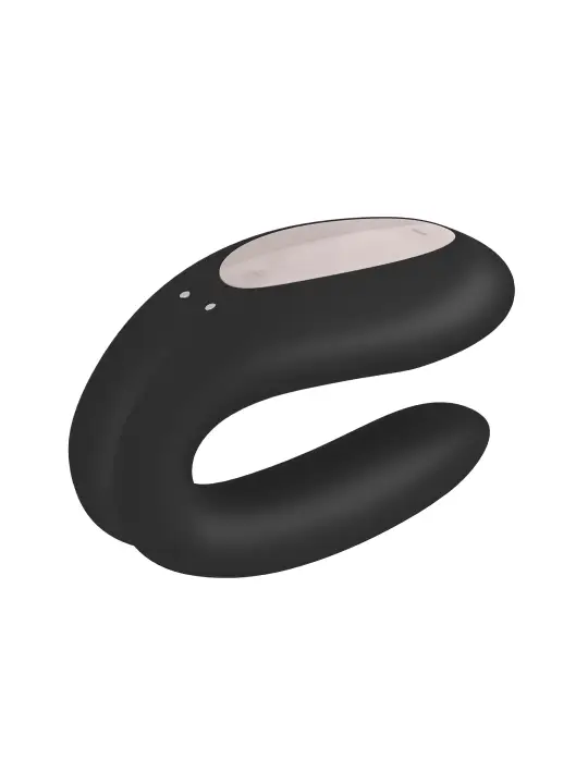 VIBRADOR DOUBLE JOY COM APP SATISFYER PRETO