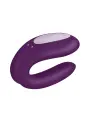 VIBRADOR DOUBLE JOY COM APP SATISFYER ROXO