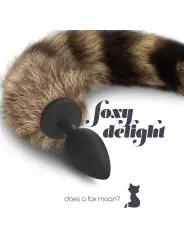 PLUG ANAL COM CAUDA FOXY DELIGHT SILICONE CRUSHIOUS