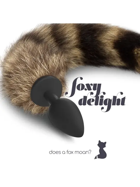 PLUG ANAL COM CAUDA FOXY DELIGHT SILICONE CRUSHIOUS