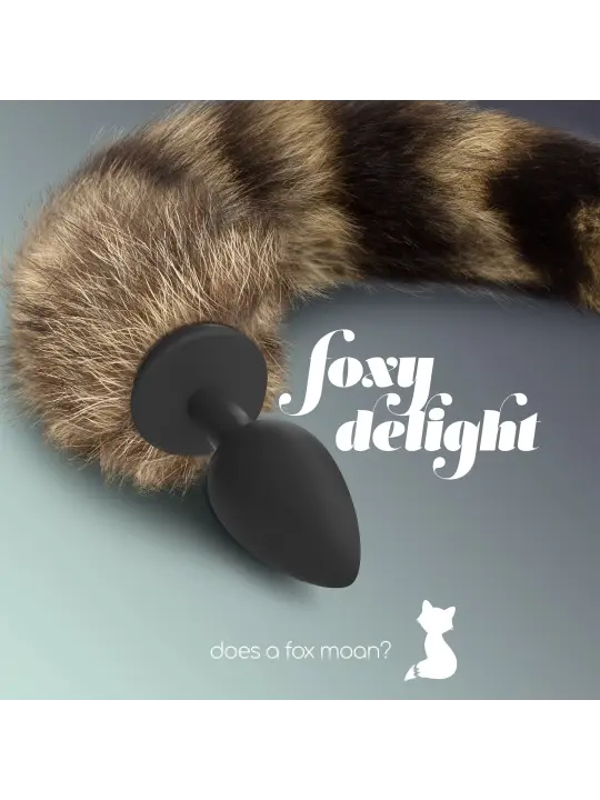 PLUG ANAL COM CAUDA FOXY DELIGHT SILICONE CRUSHIOUS