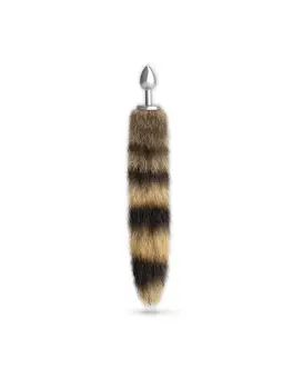 PLUG ANAL COM CAUDA FOXY SILVER METAL CRUSHIOUS