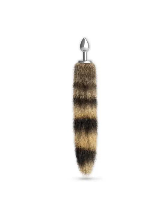 PLUG ANAL COM CAUDA FOXY SILVER METAL CRUSHIOUS
