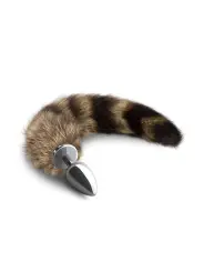 PLUG ANAL COM CAUDA FOXY SILVER METAL CRUSHIOUS