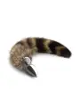 PLUG ANAL COM CAUDA FOXY SILVER METAL CRUSHIOUS