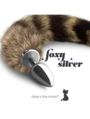 PLUG ANAL COM CAUDA FOXY SILVER METAL CRUSHIOUS
