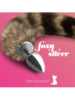 PLUG ANAL COM CAUDA FOXY SILVER METAL CRUSHIOUS