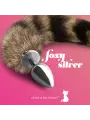 PLUG ANAL COM CAUDA FOXY SILVER METAL CRUSHIOUS