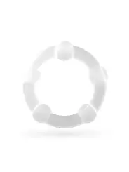 SET DE ANÉIS PENIANOS TRIPLE BEAD TRANSPARENTES CRUSHIOUS