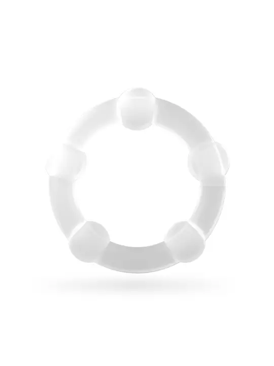 SET DE ANÉIS PENIANOS TRIPLE BEAD TRANSPARENTES CRUSHIOUS