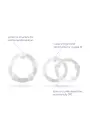 SET DE ANÉIS PENIANOS TRIPLE BEAD TRANSPARENTES CRUSHIOUS