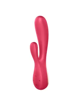 VIBRADOR MONO FLEX COM APP E BLUETOOTH SATISFYER VERMELHO