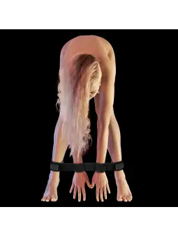 BARRA AFASTADORA COM ALGEMAS OUCH! SPREADER BAR WITH CUFFS PRETA