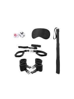 KIT DE RESTRIÇÃO BED POST BINDINGS RESTRAINT KIT OUCH! PRETO