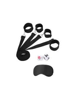 KIT DE RESTRIÇÃO UNDER THE BED BINDING RESTRAINT KIT OUCH! PRETO