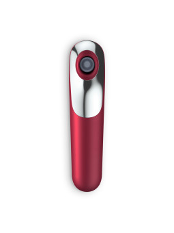 VIBRADOR DUAL LOVE COM APP SATISFYER VERMELHO