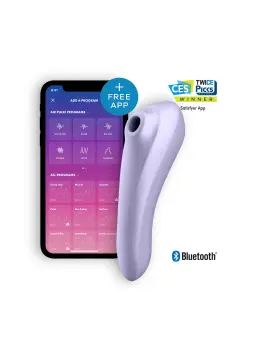 VIBRADOR DUAL PLEASURE COM APP SATISFYER LILÁS