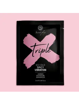 GEL ESTIMULANTE TRIPLE X UNISEXO SECRET PLAY 2ML