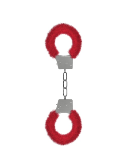 ALGEMAS COM PELUCHE BEGINNER'S FURRY HANDCUFFS VERMELHAS