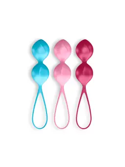 CONJUNTO DE 3 BOLAS BEN-WA V BALLS SATISFYER COLORIDAS