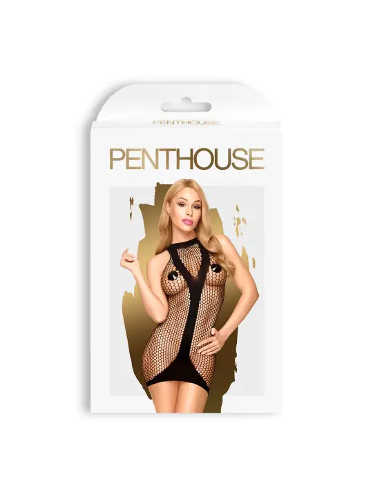 VESTIDO RIDE OR DIE PENTHOUSE PRETO